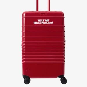 ISO BEIS 26” Medium Check-In Luggage in “Text Me Red”